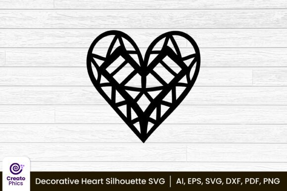 Download Heart Silhouette Love Printable SVG - Premium Bundle