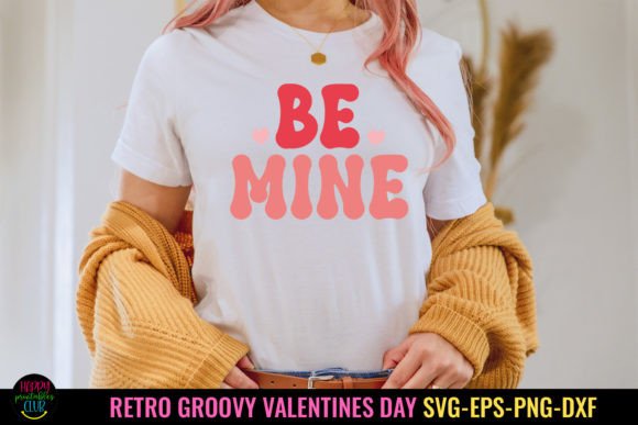 Download Be Mine I Groovy Valentines Day SVG - Premium Resources