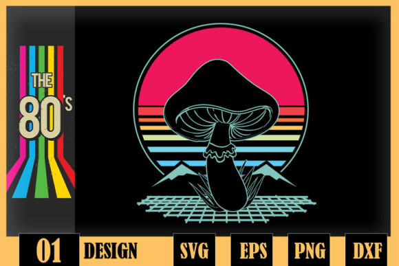 Download Mushroom Hunter Retro 80s Style Fungi - 80s Collection