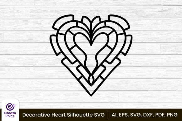 Download Heart Silhouette Love Printable SVG - Premium Resources