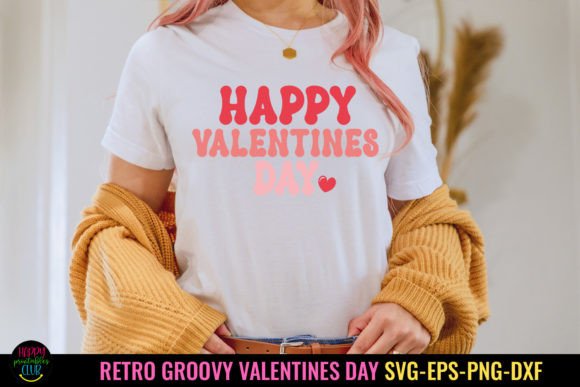 Download Happy Valentines I Groovy Valentines SVG - Premium Resources