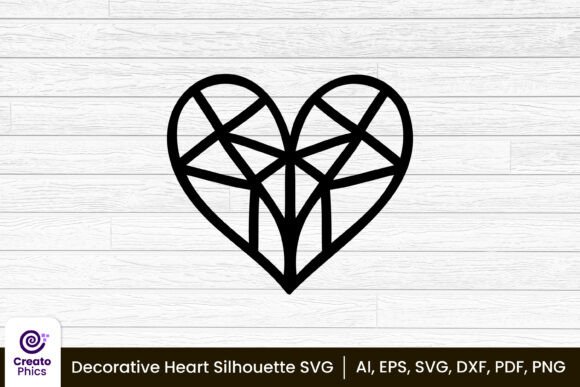 Download Heart Silhouette Love Printable SVG - Premium Bundle