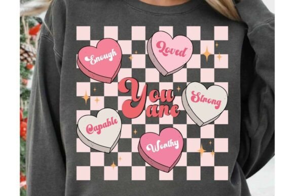 Download Retro Valentine PNG, You Are Enough PNG - Retro valentine png Collection